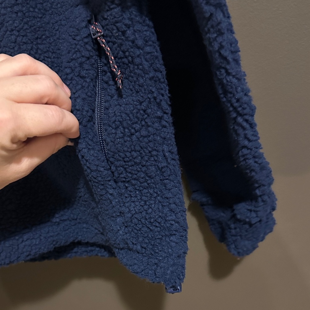 Alpine Design Sherpa Half Zip Pullover Blue Women’s XS NWT - Picture 4 of 7